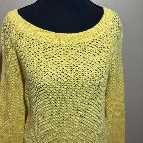 Ralph Lauren Yellow Pullover Sweater Juniors - Picture 6 of 11